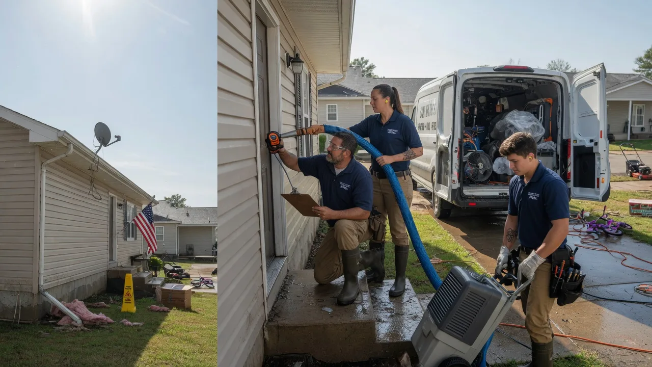 Ceiling Water Damage Restoration in Kirkersville, OH near me